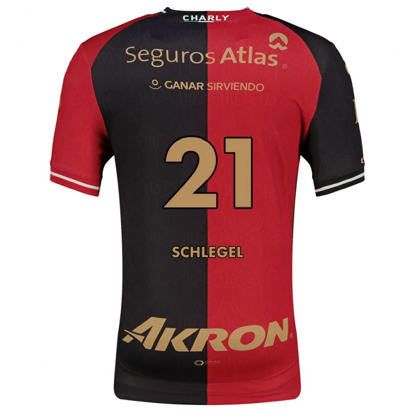 Danxen Herren Rodrigo Schlegel #21 Rot Schwarz Braun Heimtrikot Trikot 2026/27 T-Shirt Österreich