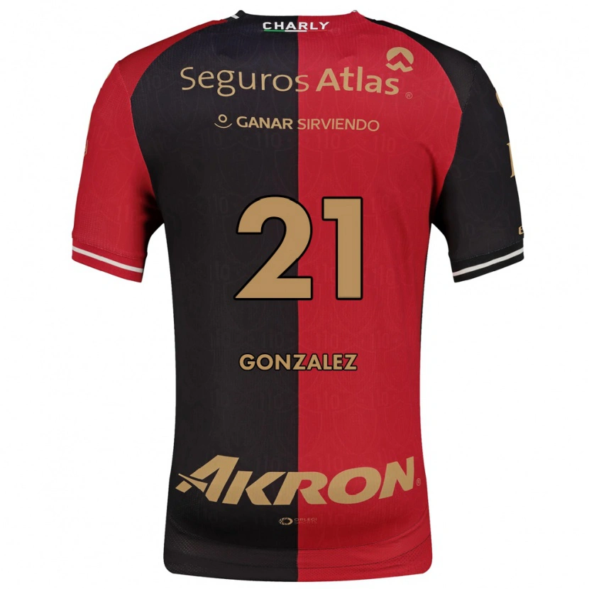 Danxen Herren Sarahí González #21 Rot Schwarz Braun Heimtrikot Trikot 2026/27 T-Shirt Österreich