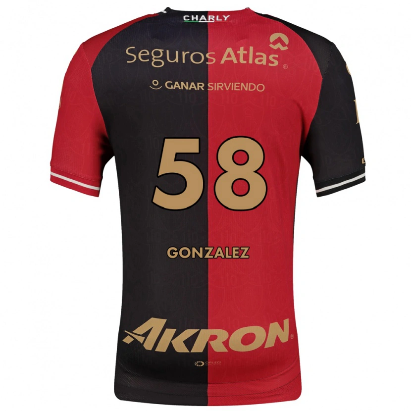 Danxen Herren Arturo González #58 Rot Schwarz Braun Heimtrikot Trikot 2026/27 T-Shirt Österreich