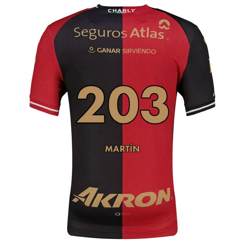 Danxen Herren José Martín #203 Rot Schwarz Braun Heimtrikot Trikot 2026/27 T-Shirt Österreich