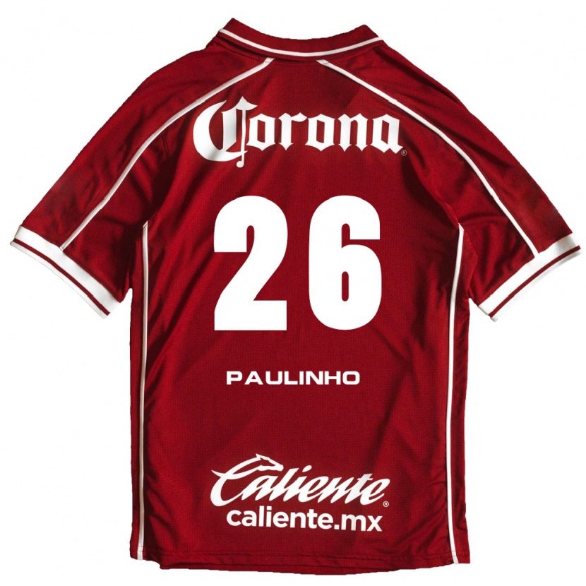 Danxen Herren Paulinho #26 Weiß Rot Heimtrikot Trikot 2026/27 T-Shirt Österreich
