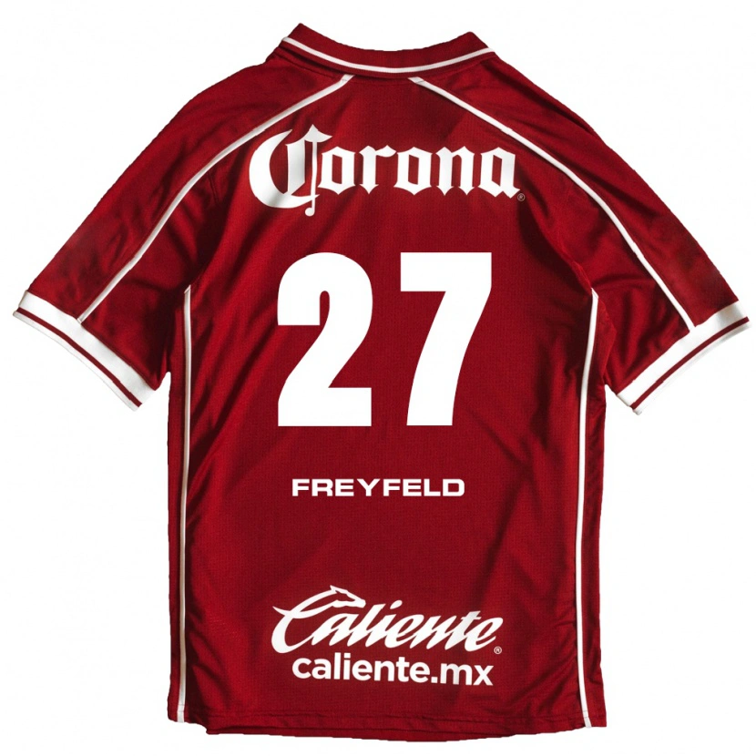 Danxen Herren Emiliano Freyfeld #27 Weiß Rot Heimtrikot Trikot 2026/27 T-Shirt Österreich