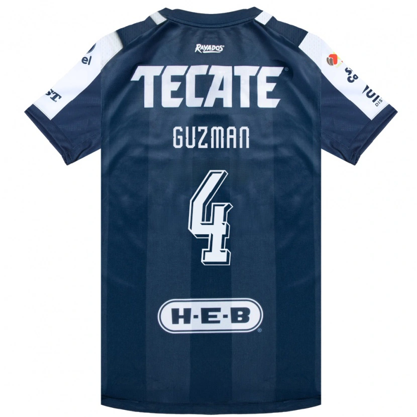 Danxen Herren Víctor Guzmán #4 Tintenblau Weiß Rot Heimtrikot Trikot 2026/27 T-Shirt Österreich