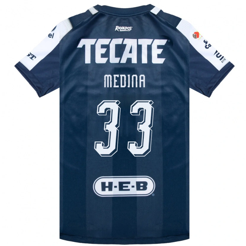 Danxen Herren Stefan Medina #33 Tintenblau Weiß Rot Heimtrikot Trikot 2026/27 T-Shirt Österreich