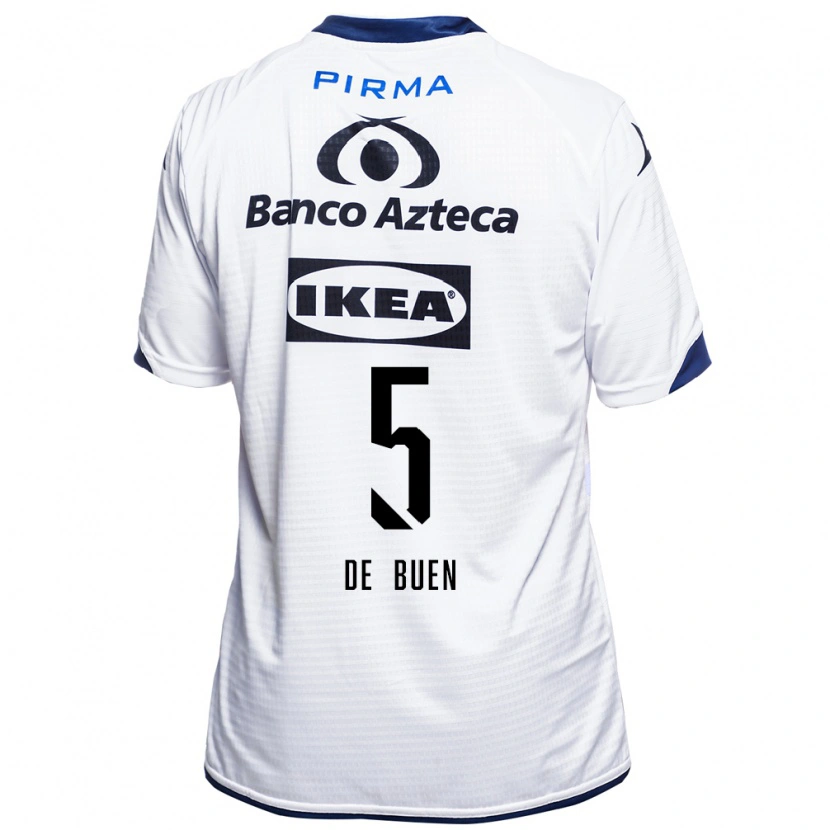Danxen Herren Diego De Buen #5 Weiß Schwarz Blau Heimtrikot Trikot 2026/27 T-Shirt Österreich