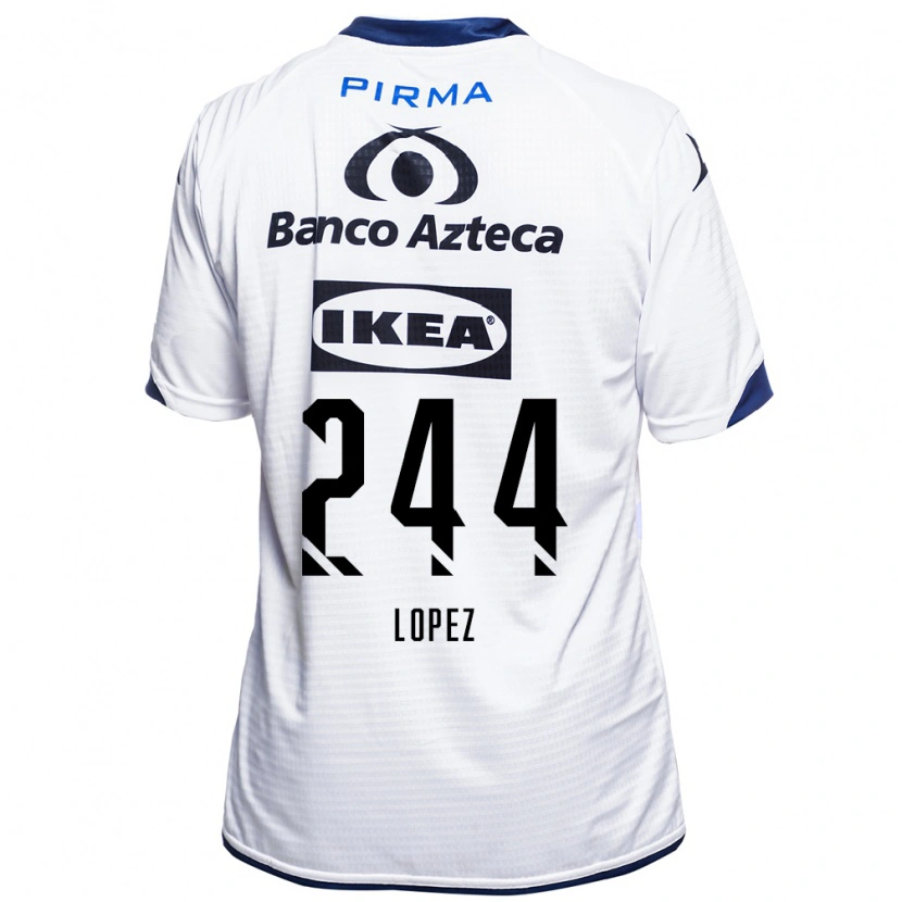 Danxen Herren Daniel López #244 Weiß Schwarz Blau Heimtrikot Trikot 2026/27 T-Shirt Österreich