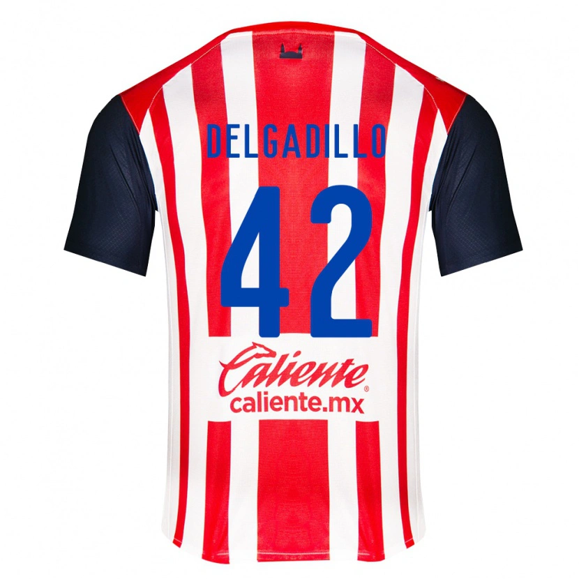 Danxen Herren Diego Delgadillo #42 Rot Schwarz Weiß Heimtrikot Trikot 2026/27 T-Shirt Österreich