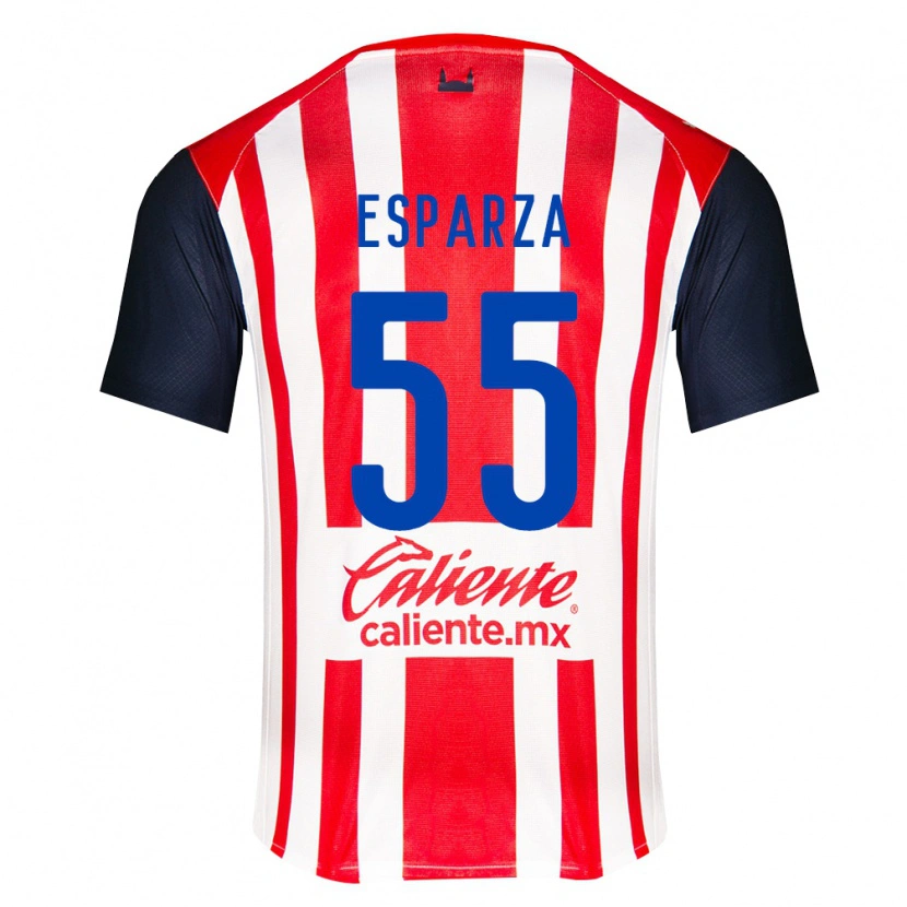 Danxen Herren Sebastián Esparza #55 Rot Schwarz Weiß Heimtrikot Trikot 2026/27 T-Shirt Österreich