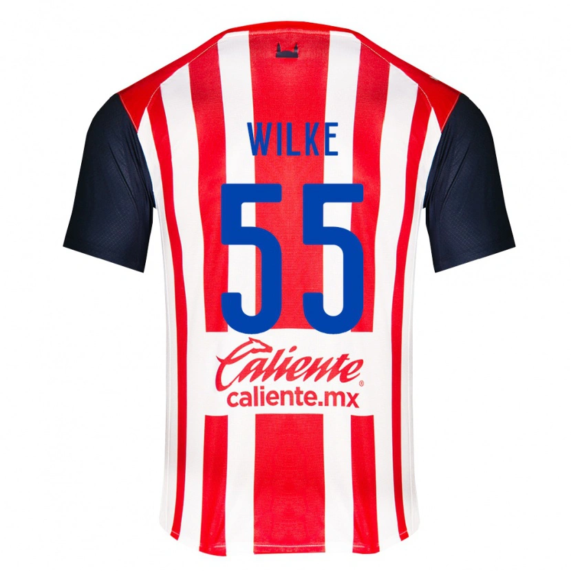 Danxen Herren Teun Wilke #55 Rot Schwarz Weiß Heimtrikot Trikot 2026/27 T-Shirt Österreich