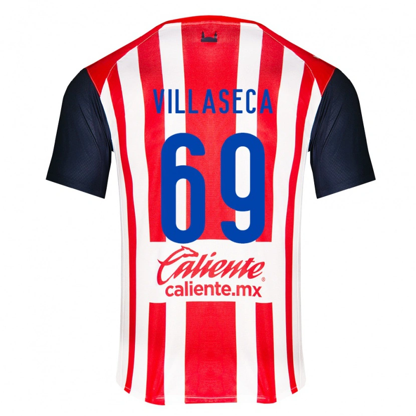Danxen Herren Daniel Villaseca #69 Rot Schwarz Weiß Heimtrikot Trikot 2026/27 T-Shirt Österreich