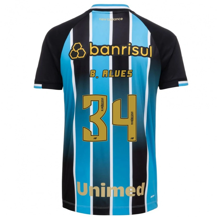 Danxen Herren Bruno Alves #34 Blau Braun Schwarz Heimtrikot Trikot 2026/27 T-Shirt Österreich
