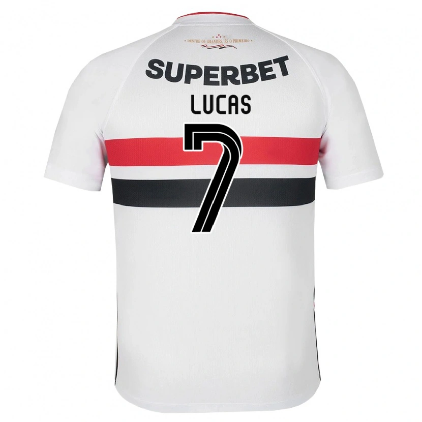 Danxen Herren Lucas Moura #7 Weiß Rot Schwarz Heimtrikot Trikot 2026/27 T-Shirt Österreich