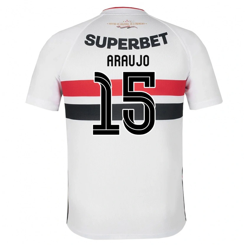 Danxen Herren Michel Araújo #15 Weiß Rot Schwarz Heimtrikot Trikot 2026/27 T-Shirt Österreich