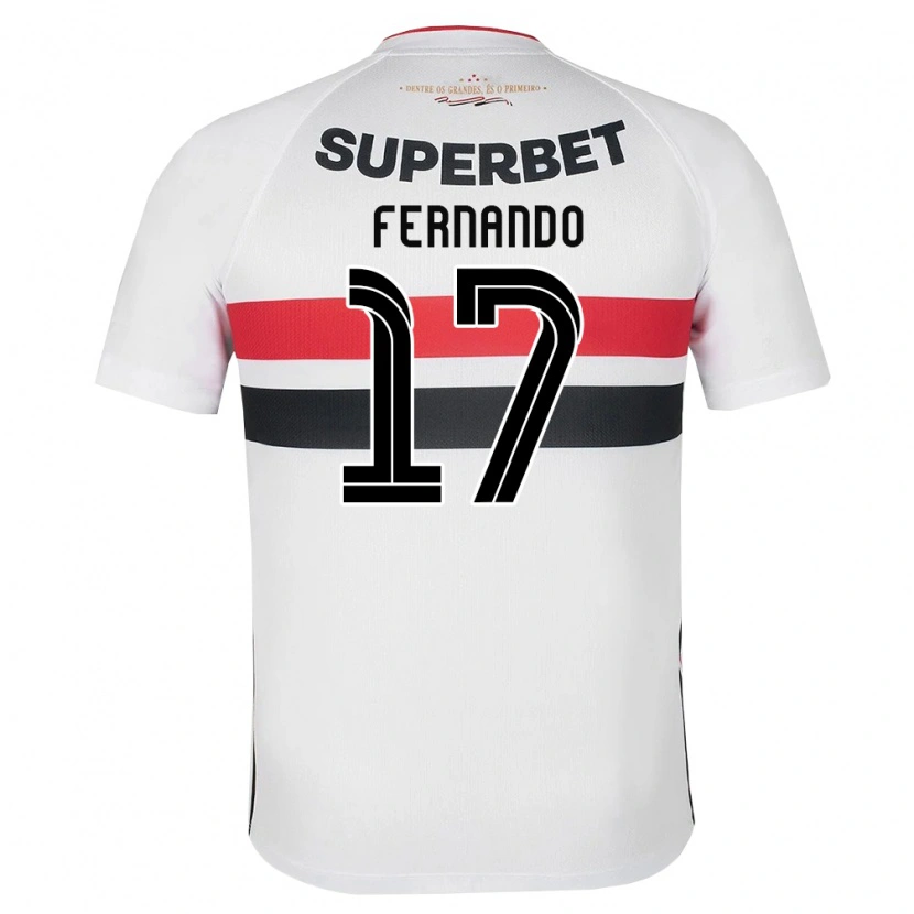 Danxen Herren Luiz Fernando #17 Weiß Rot Schwarz Heimtrikot Trikot 2026/27 T-Shirt Österreich