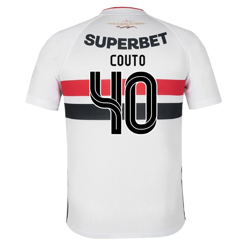 Danxen Herren Thiago Couto #40 Weiß Rot Schwarz Heimtrikot Trikot 2026/27 T-Shirt Österreich