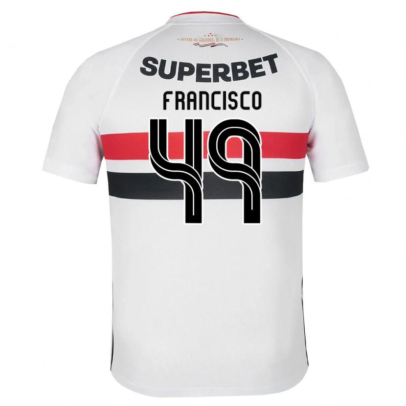 Danxen Herren Ryan Francisco #49 Weiß Rot Schwarz Heimtrikot Trikot 2026/27 T-Shirt Österreich