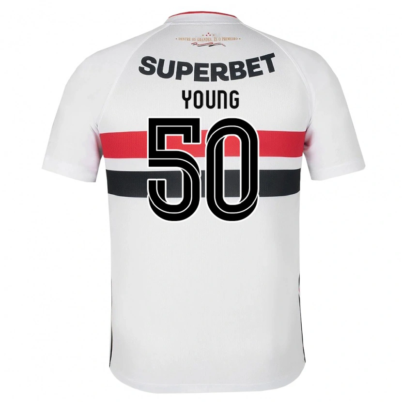 Danxen Herren Young Navarro Moraes #50 Weiß Rot Schwarz Heimtrikot Trikot 2026/27 T-Shirt Österreich