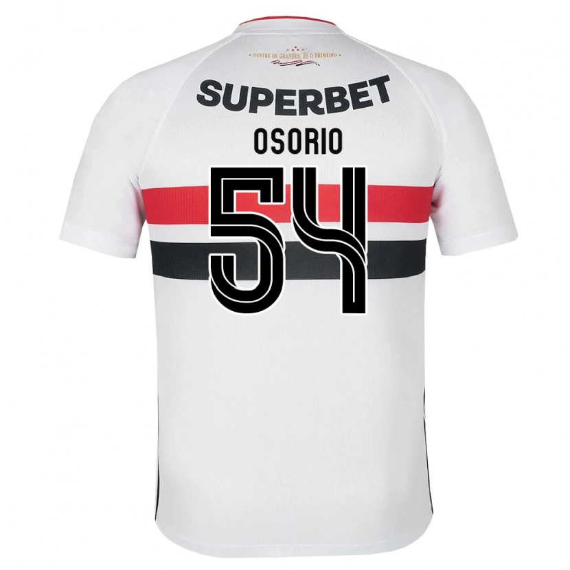 Danxen Herren Luis Osorio #54 Weiß Rot Schwarz Heimtrikot Trikot 2026/27 T-Shirt Österreich