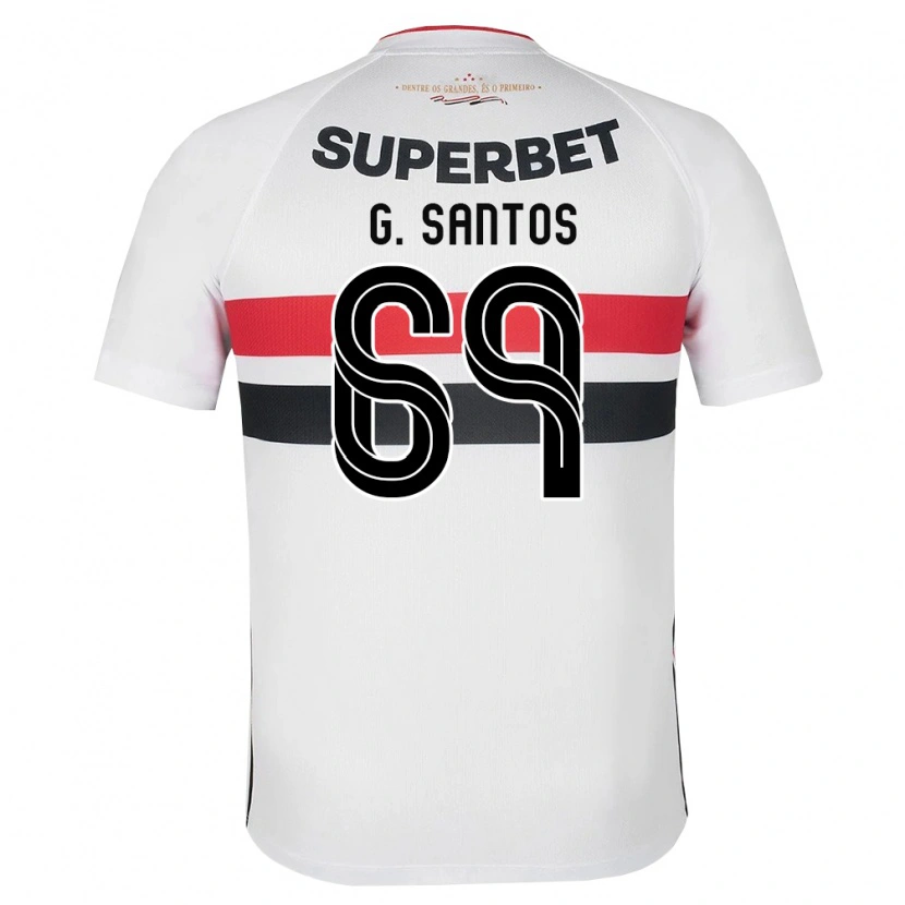 Danxen Herren Guilherme Santos #69 Weiß Rot Schwarz Heimtrikot Trikot 2026/27 T-Shirt Österreich