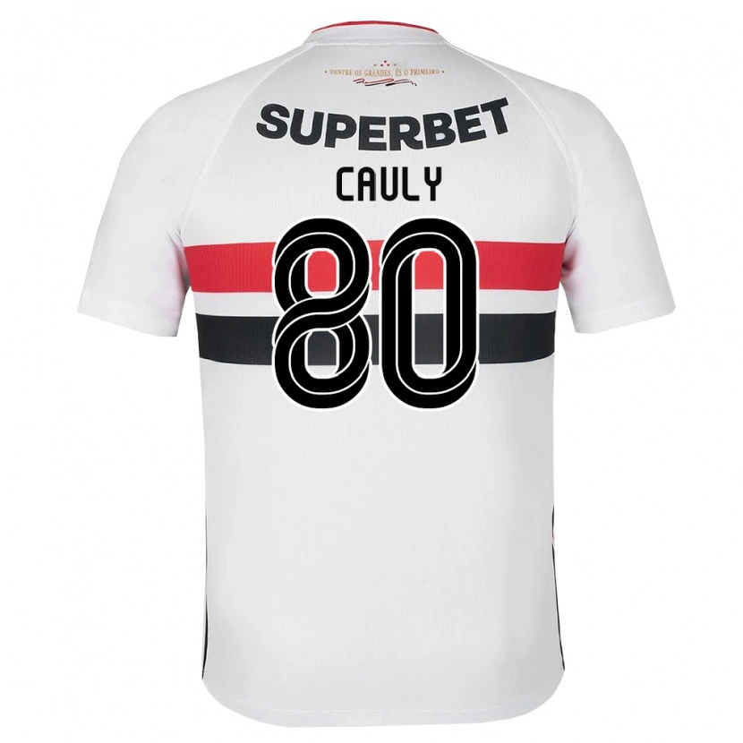 Danxen Herren Cauly Oliveira Souza #80 Weiß Rot Schwarz Heimtrikot Trikot 2026/27 T-Shirt Österreich