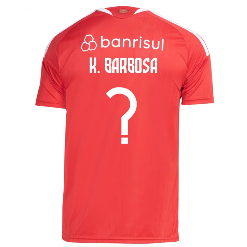 Danxen Herren Kauã Barbosa #0 Rot Weiß Heimtrikot Trikot 2026/27 T-Shirt Österreich