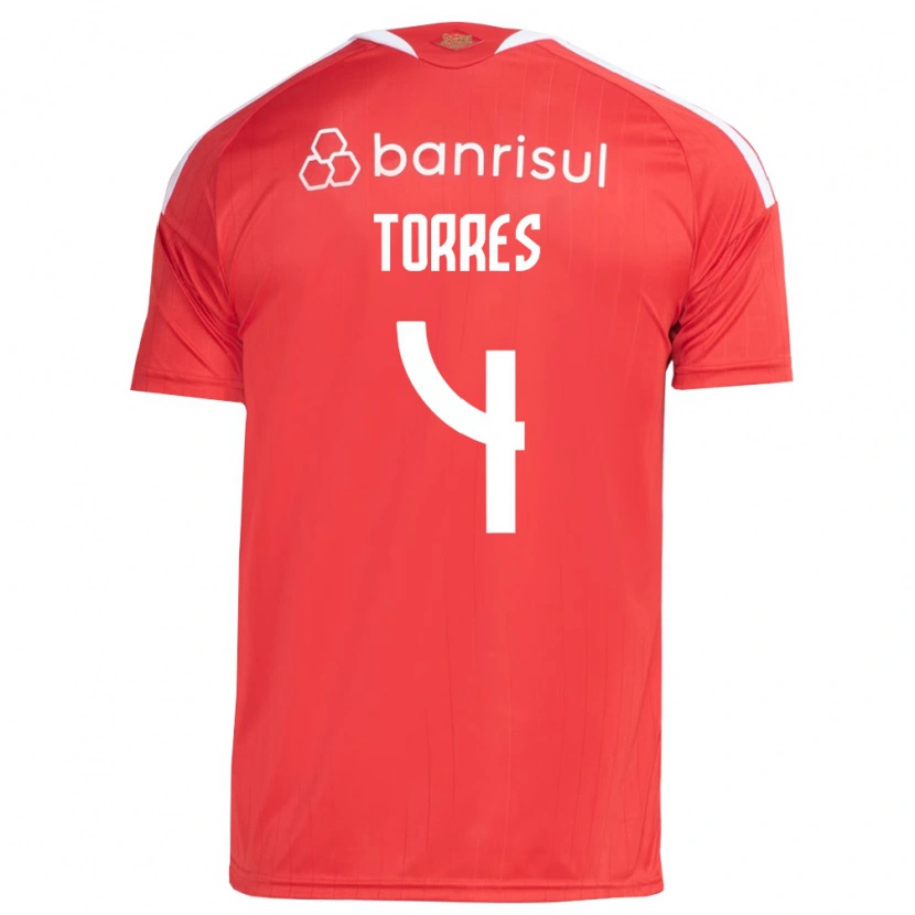 Danxen Herren Félix Torres #4 Rot Weiß Heimtrikot Trikot 2026/27 T-Shirt Österreich