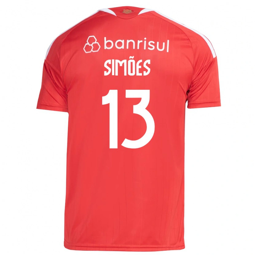 Danxen Herren Arthur Simões #13 Rot Weiß Heimtrikot Trikot 2026/27 T-Shirt Österreich