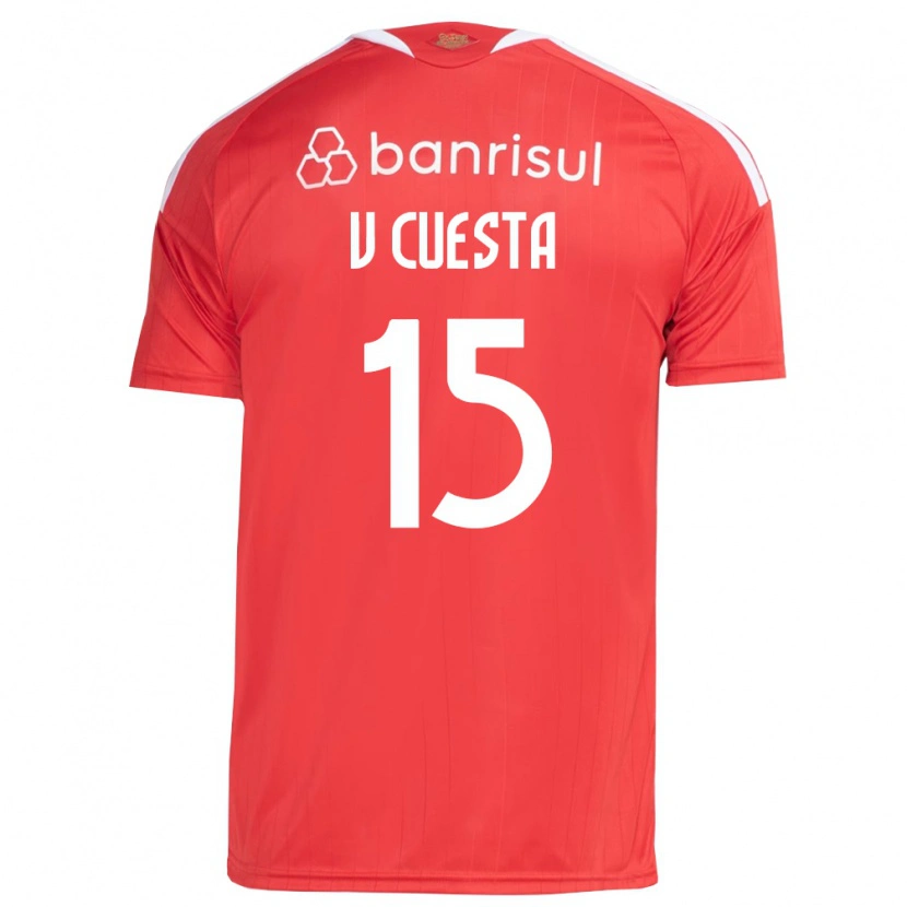 Danxen Herren Victor Cuesta #15 Rot Weiß Heimtrikot Trikot 2026/27 T-Shirt Österreich