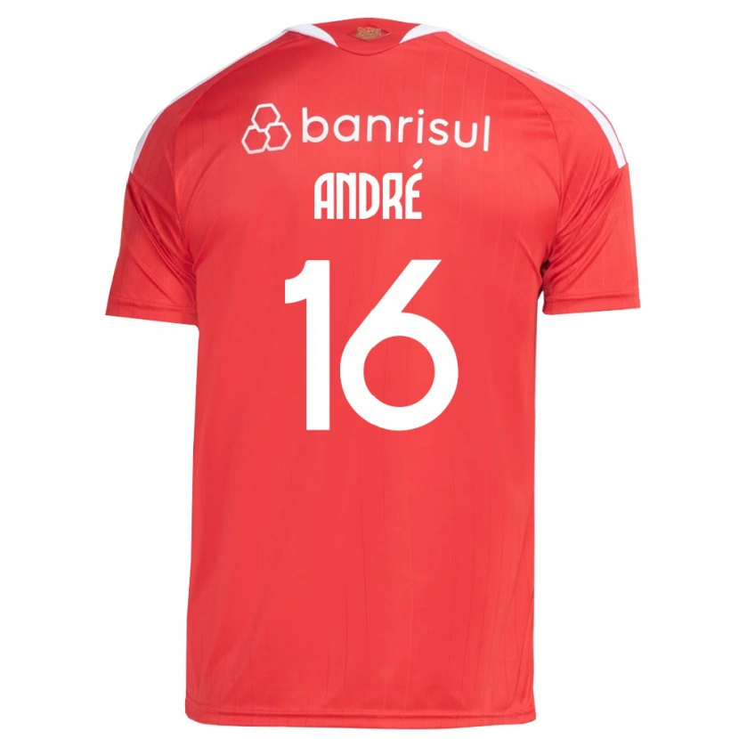 Danxen Herren André Sion Lemos Oliveira #16 Rot Weiß Heimtrikot Trikot 2026/27 T-Shirt Österreich