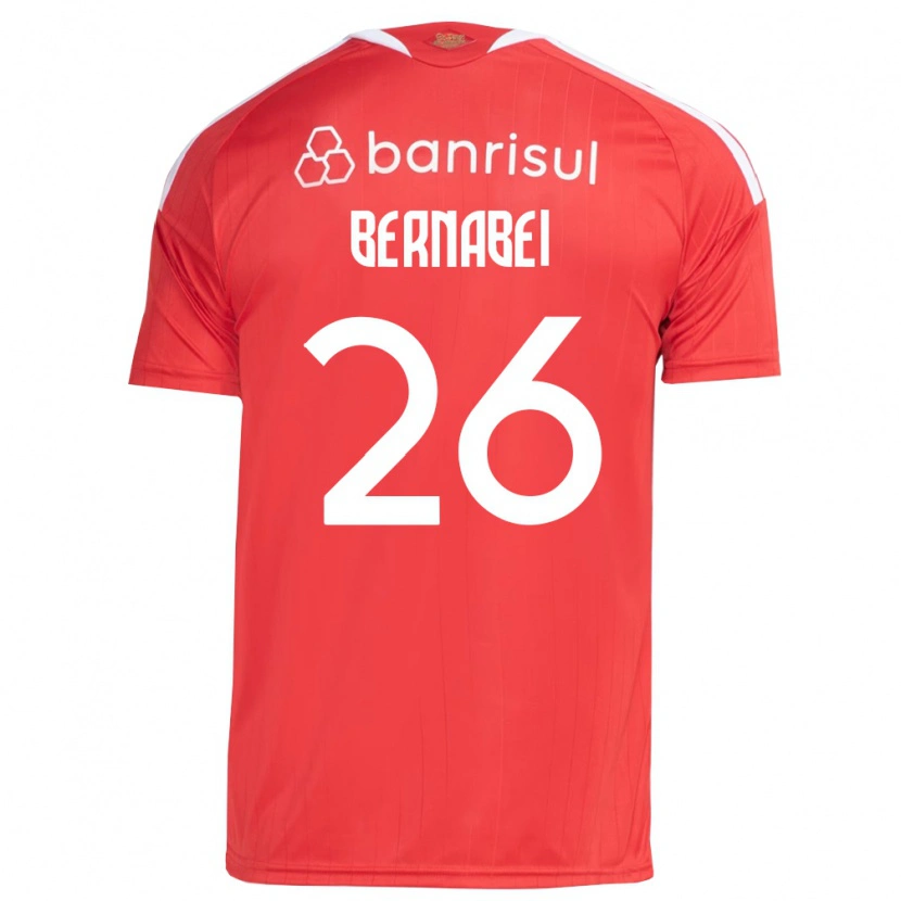 Danxen Herren Alexandro Bernabei #26 Rot Weiß Heimtrikot Trikot 2026/27 T-Shirt Österreich