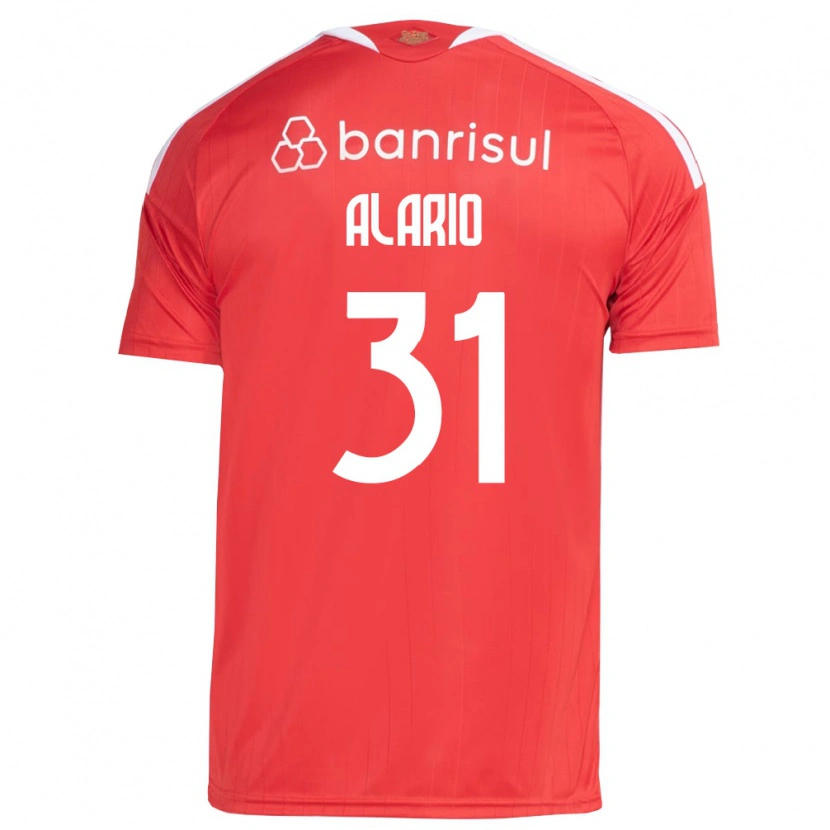 Danxen Herren Lucas Alario #31 Rot Weiß Heimtrikot Trikot 2026/27 T-Shirt Österreich