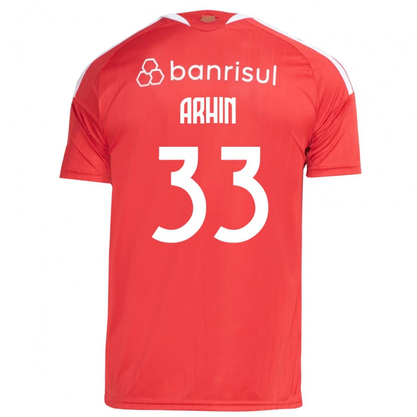 Danxen Herren Benjamin Arhin #33 Rot Weiß Heimtrikot Trikot 2026/27 T-Shirt Österreich