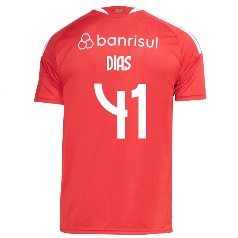 Danxen Herren Matheus Dias #41 Rot Weiß Heimtrikot Trikot 2026/27 T-Shirt Österreich
