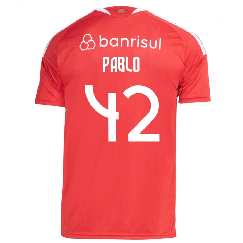Danxen Herren Pablo #42 Rot Weiß Heimtrikot Trikot 2026/27 T-Shirt Österreich