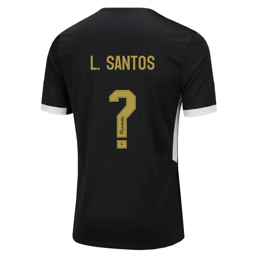 Danxen Herren Leo Santos #0 Schwarz Weiß Gelb Heimtrikot Trikot 2026/27 T-Shirt Österreich
