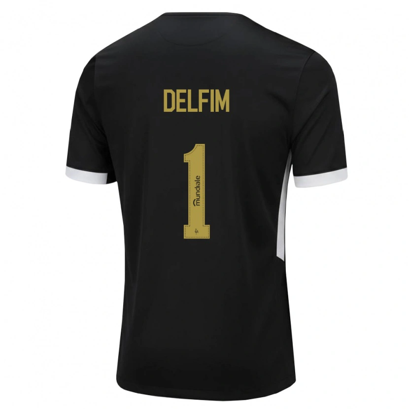 Danxen Herren Gabriel Delfim #1 Schwarz Weiß Gelb Heimtrikot Trikot 2026/27 T-Shirt Österreich