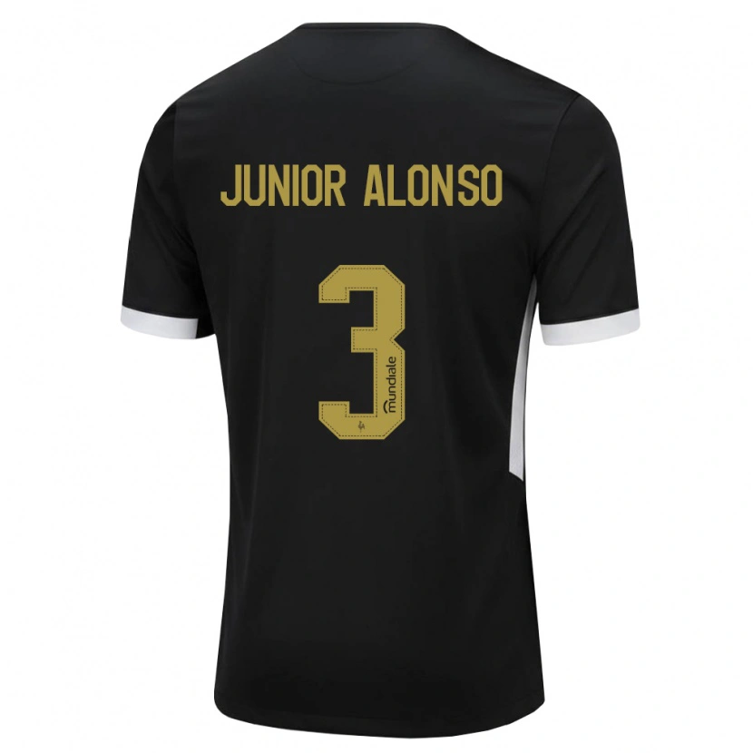 Danxen Herren Junior Alonso #3 Schwarz Weiß Gelb Heimtrikot Trikot 2026/27 T-Shirt Österreich