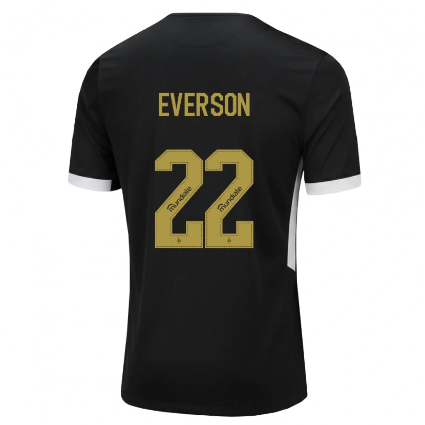 Danxen Herren Everson Felipe Marques Pires #22 Schwarz Weiß Gelb Heimtrikot Trikot 2026/27 T-Shirt Österreich