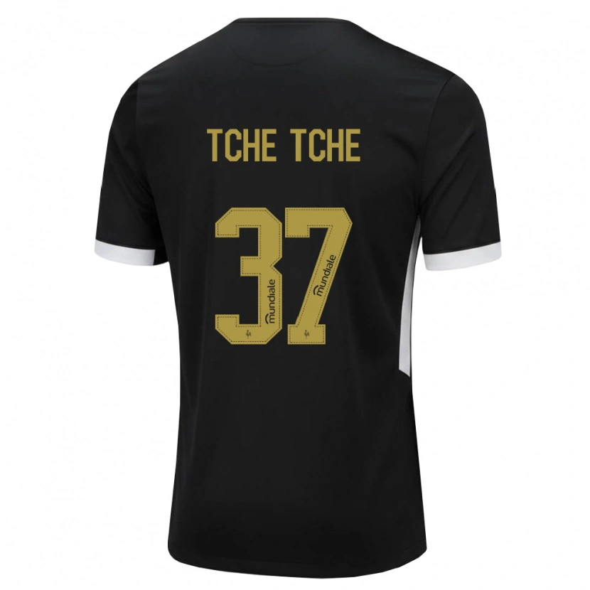 Danxen Herren Tche Tche #37 Schwarz Weiß Gelb Heimtrikot Trikot 2026/27 T-Shirt Österreich