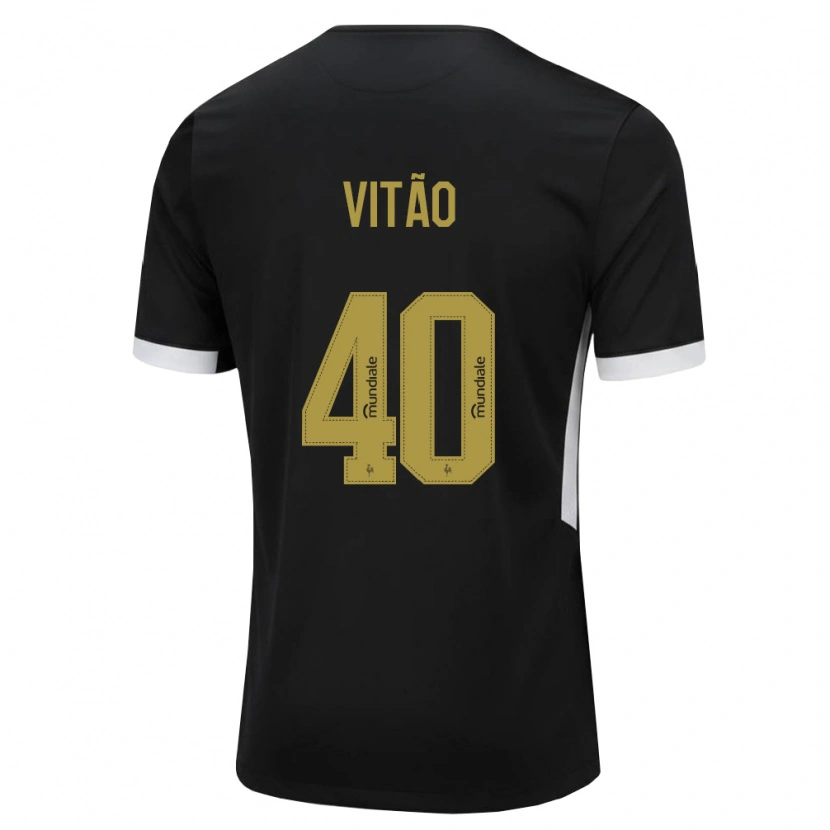 Danxen Herren Vitão #40 Schwarz Weiß Gelb Heimtrikot Trikot 2026/27 T-Shirt Österreich