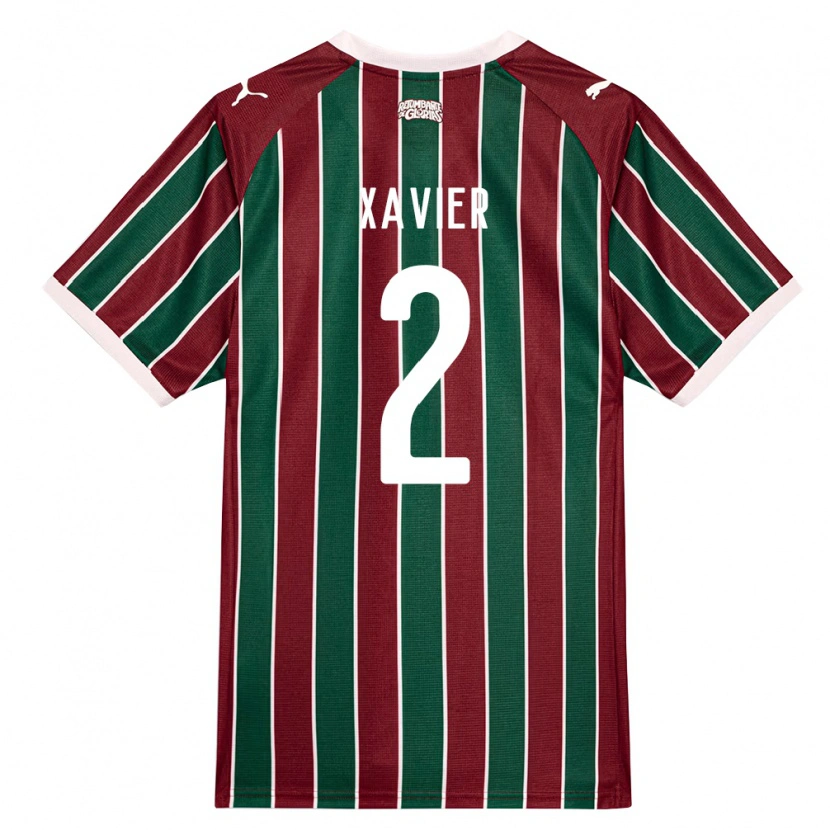 Danxen Herren Samuel Xavier #2 Grün Burgund Weiß Heimtrikot Trikot 2026/27 T-Shirt Österreich