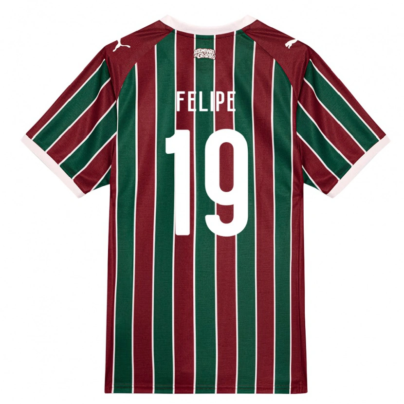 Danxen Herren Felipe Gustavo Araujo Sousa #19 Grün Burgund Weiß Heimtrikot Trikot 2026/27 T-Shirt Österreich