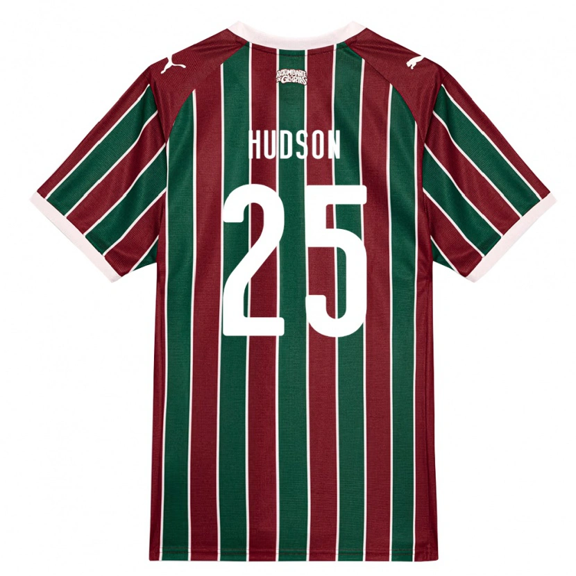 Danxen Herren Hudson #25 Grün Burgund Weiß Heimtrikot Trikot 2026/27 T-Shirt Österreich