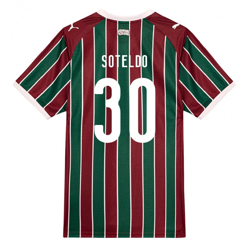 Danxen Herren Yeferson Soteldo #30 Grün Burgund Weiß Heimtrikot Trikot 2026/27 T-Shirt Österreich