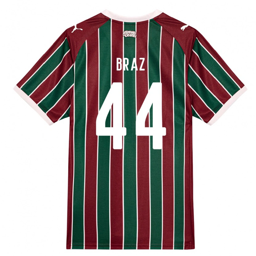 Danxen Herren David Braz #44 Grün Burgund Weiß Heimtrikot Trikot 2026/27 T-Shirt Österreich