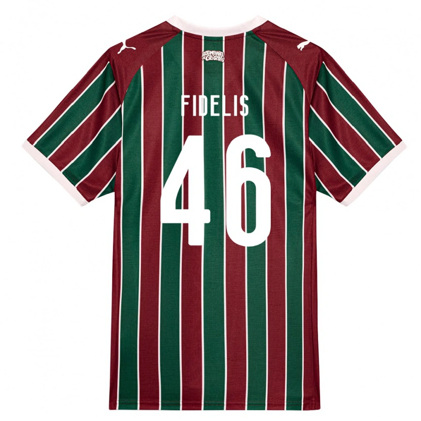 Danxen Herren Julio Fidelis #46 Grün Burgund Weiß Heimtrikot Trikot 2026/27 T-Shirt Österreich