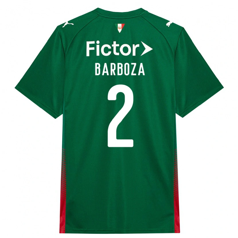 Danxen Herren Alexander Barboza #2 Grün Rot Weiß Heimtrikot Trikot 2026/27 T-Shirt Österreich