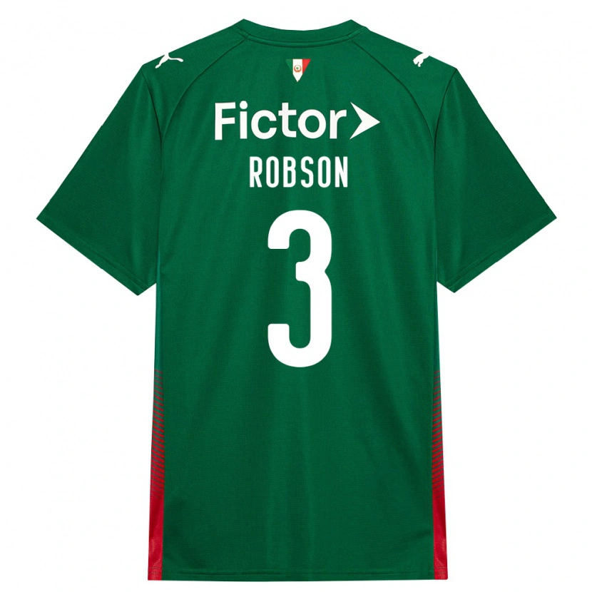 Danxen Herren Robson Fernandes Dos Santos #3 Grün Rot Weiß Heimtrikot Trikot 2026/27 T-Shirt Österreich