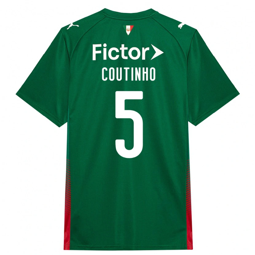 Danxen Herren Rafael Coutinho #5 Grün Rot Weiß Heimtrikot Trikot 2026/27 T-Shirt Österreich