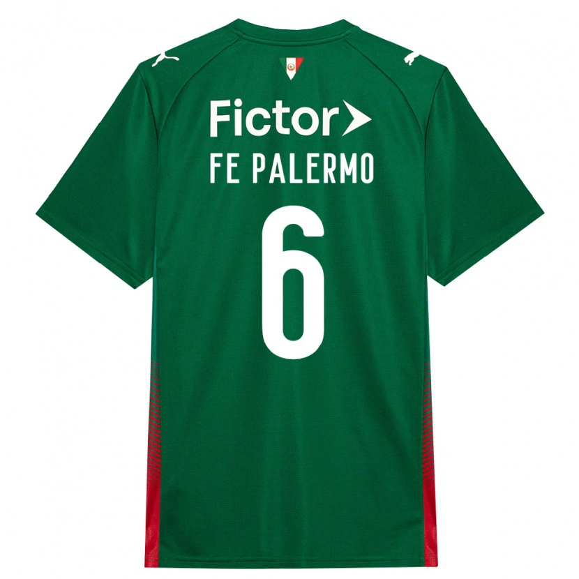 Danxen Herren Fe Palermo #6 Grün Rot Weiß Heimtrikot Trikot 2026/27 T-Shirt Österreich